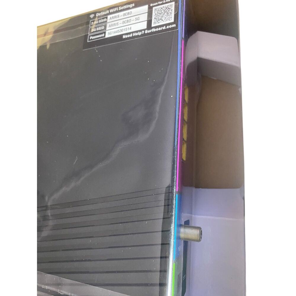 Arris Surf Board DOCSIS 3.0 Cable Modem & WiFi Router AC1900 bbps - Picture 7 of 8